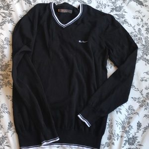 Ben Sherman Black and White sweater